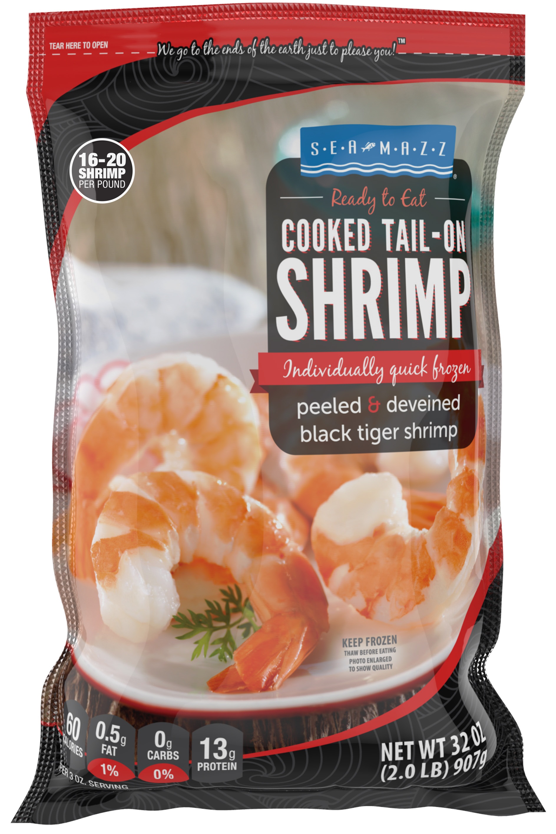 shrimp-chan様サイズ1 一枚 AQUA STAR PEELED TAIL ON SHRIMP COOKED 21-25 - US Foods CHEF