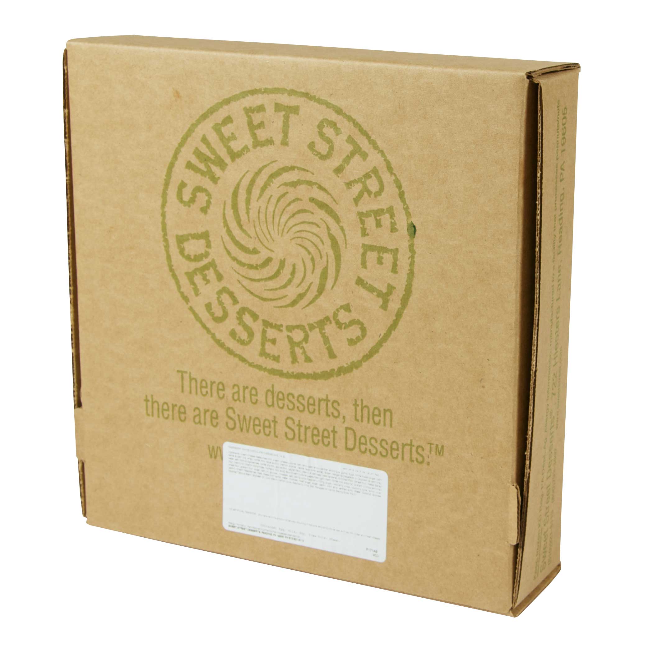 Sweet Street Raspberry White Chocolate Hand Fired Brulee Cheesecake, 14 Slice -- 2 Per Case