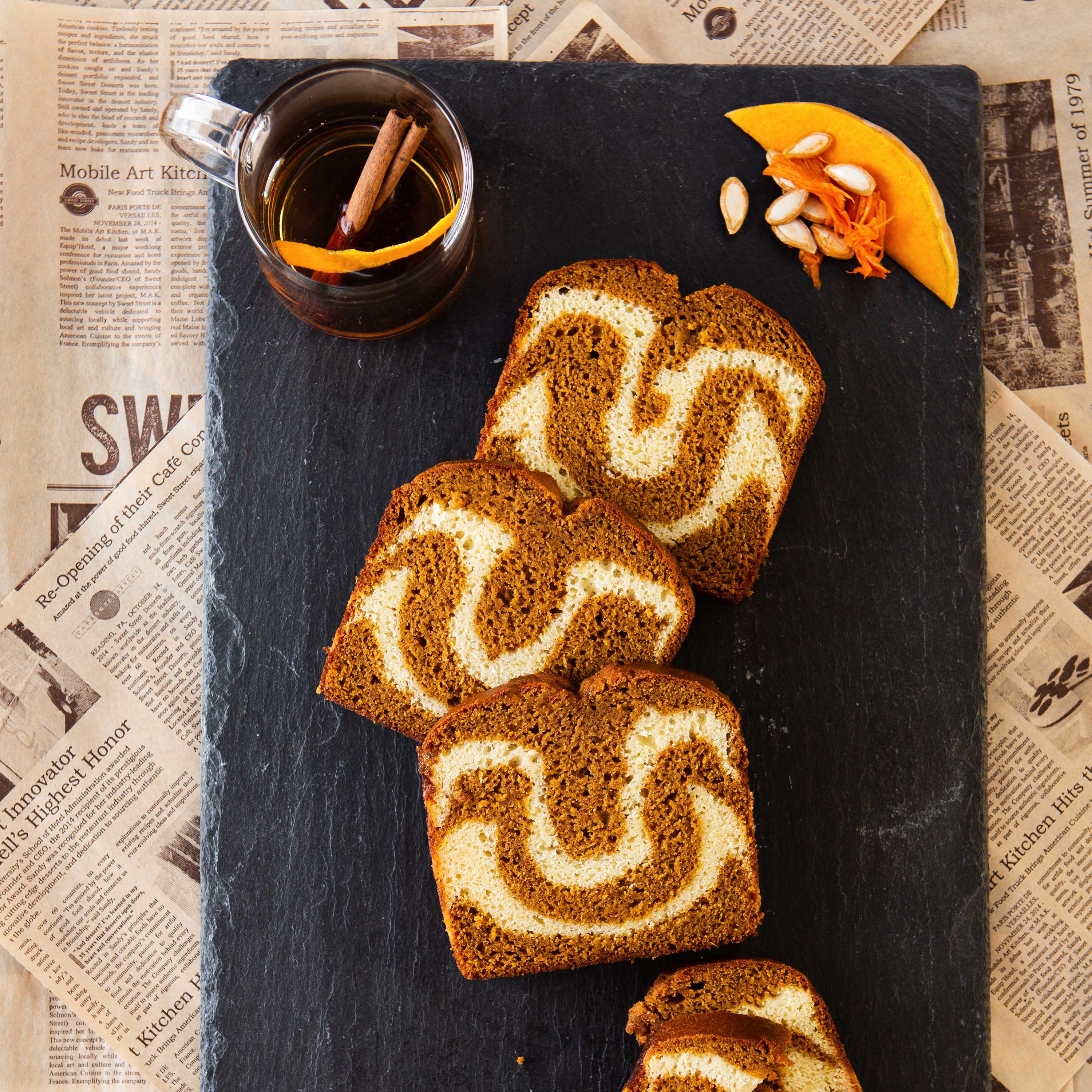 Sweet Street Pumpkin Swirl Pullman Coffee Cake, 3.31 Pound -- 2 per case