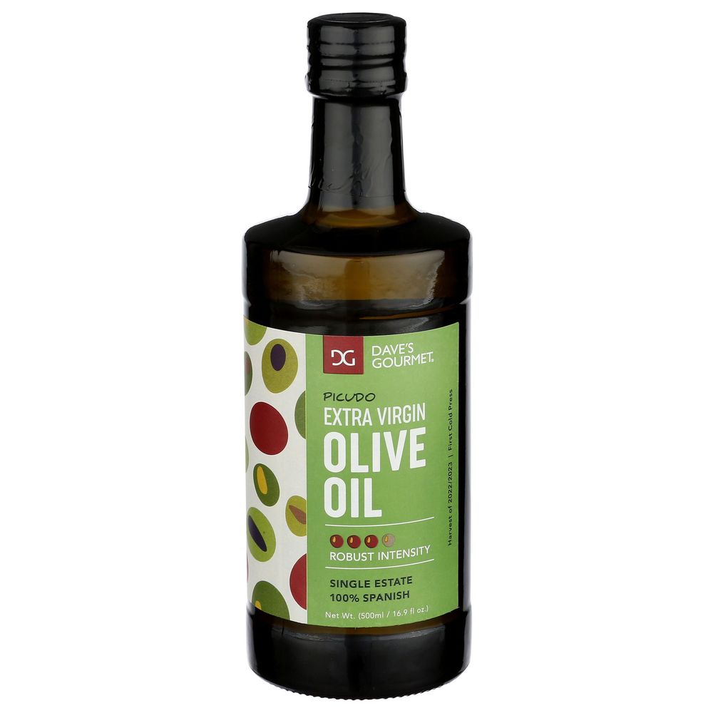 Daves Gourmet Picudo Extra Virgin Olive Oil, 500 Milliliter -- 6 Per Case