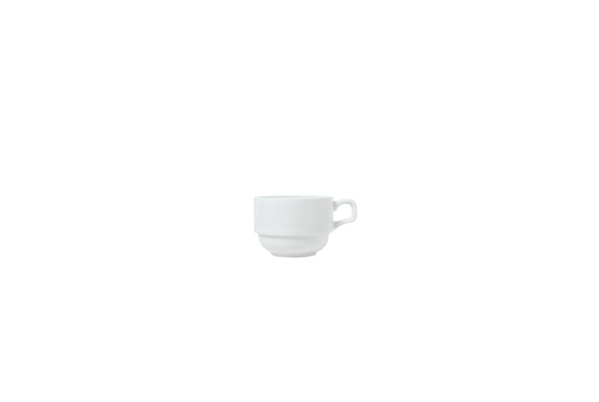 Syracuse China Reflections Aluma White Stacking Espresso Cup, 4 Ounce -- 36 Per Case
