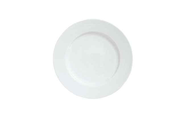 Syracuse China Reflections Aluma White Body Plate, 6 5/8 Inch -- 36 Per Case