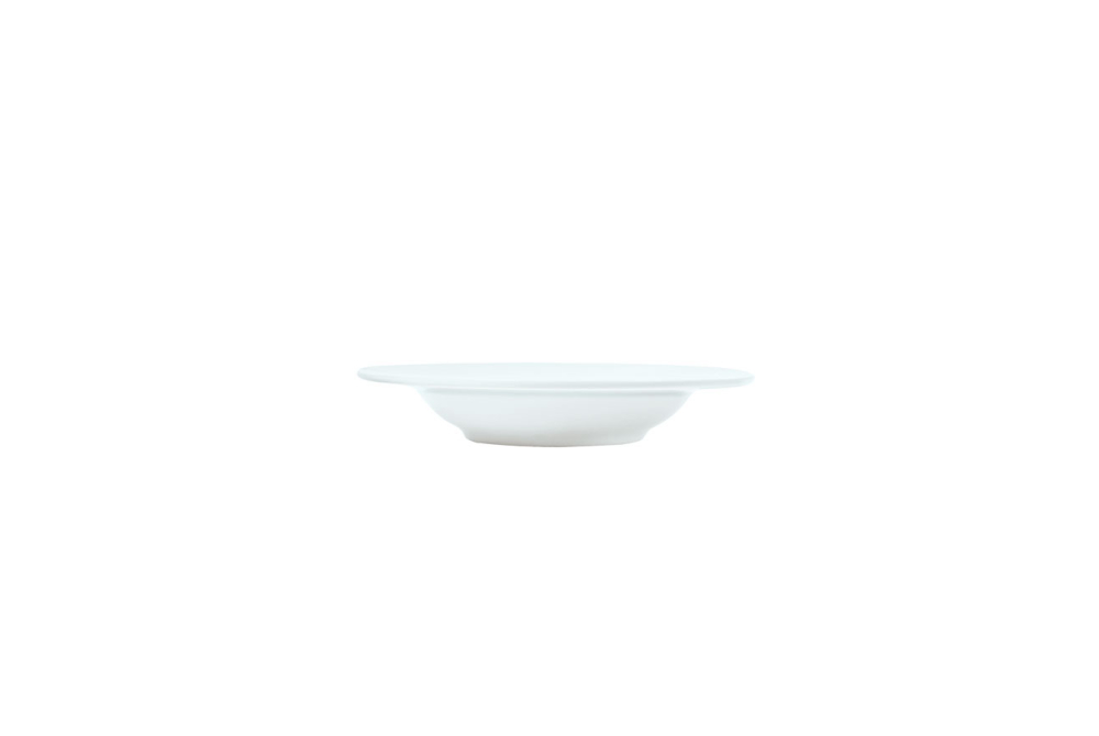 Syracuse China Repetition Aluma White Rim Deep Bowl, 9 3/8 Inch -- 12 Per Case