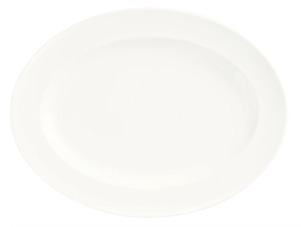 Syracuse China Slenda Royal Rideau Oval Platter, 11.5 Inch -- 12 Per Case