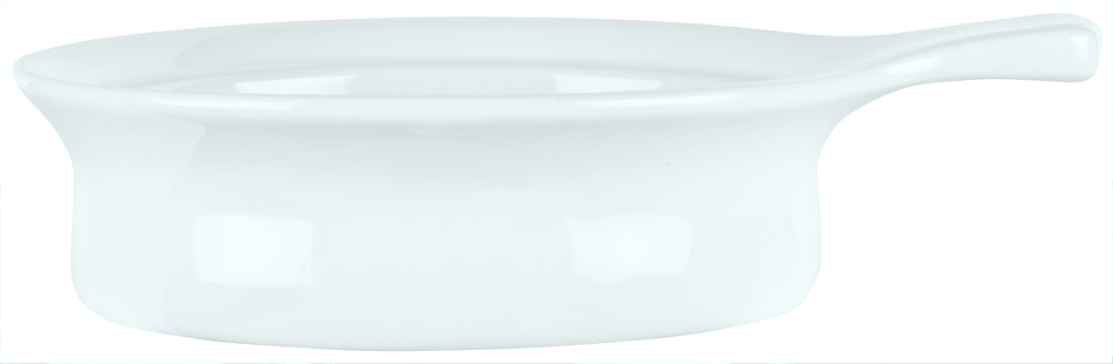 Syracuse China Chefs Selection Aluma White Medium Shallow Casserole, 10 Ounce -- 24 Per Case