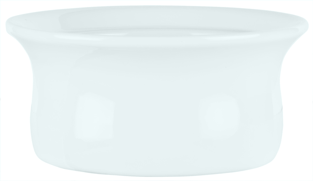 Syracuse China Chefs Selection Aluma White Small Unhandled Casserole -- 24 Per Case