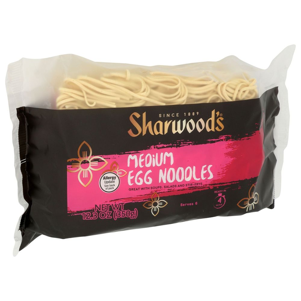 Sharwoods Chinese Medium Egg Noodles, 12.3 Ounce -- 8 Per Case