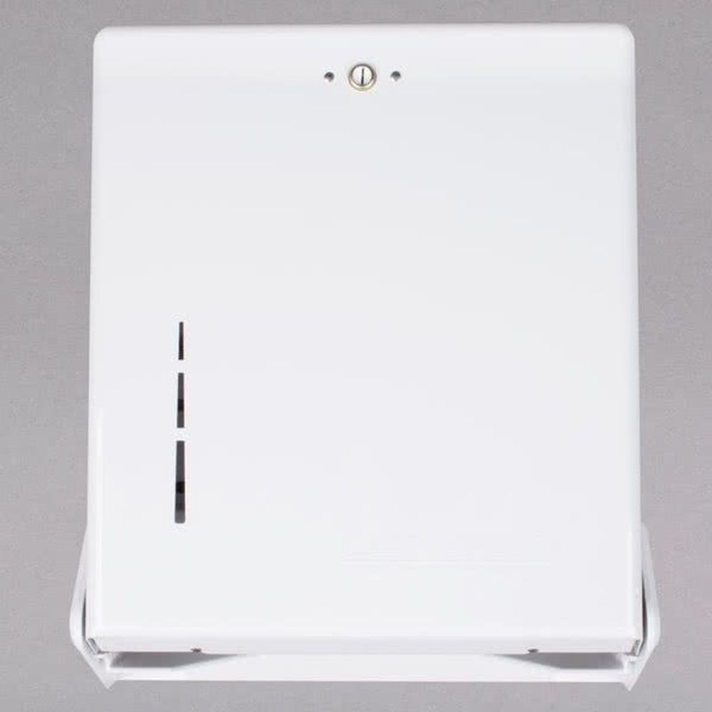 Cfs Brands White Metal Dispenser For Household Roll Towel