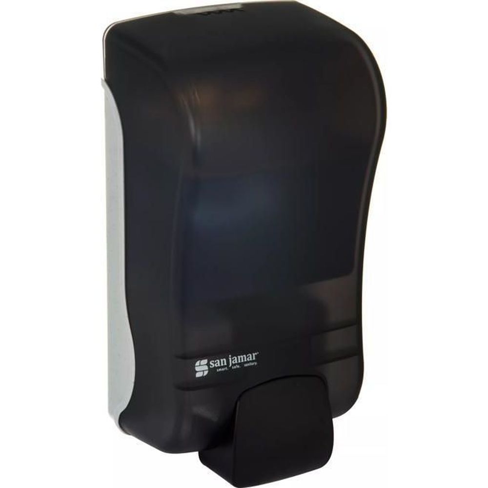 Dispensador Manual De Jabón En Espuma Y Desinfectante San Jamar Rely Pearl Negro, 10.50 X 5.50 X 4.25 Pulgadas