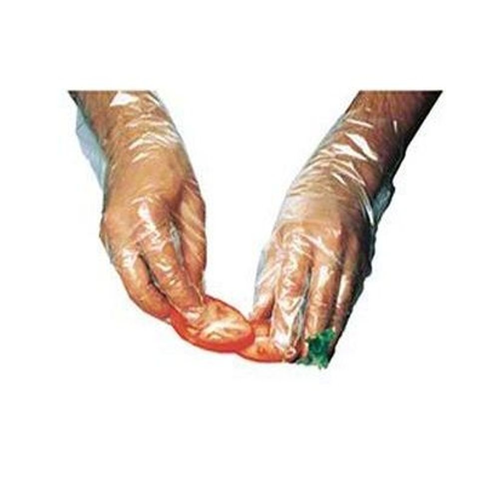 Inteplast Group Foodservice Medium Poly Glove, 100 Count -- 10 Per Case