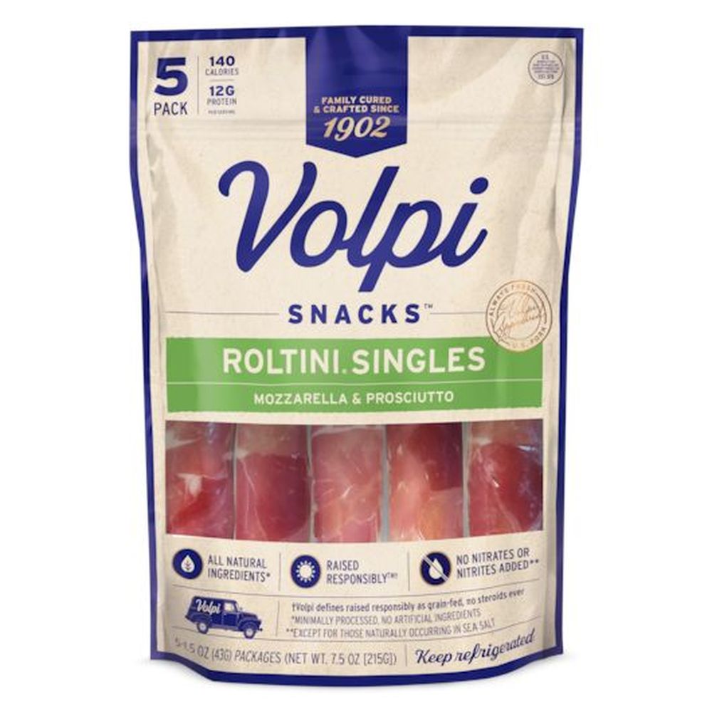 Roltini Volpi Roltini Singles with Mozzarella and Prosciutto | FoodServiceDirect