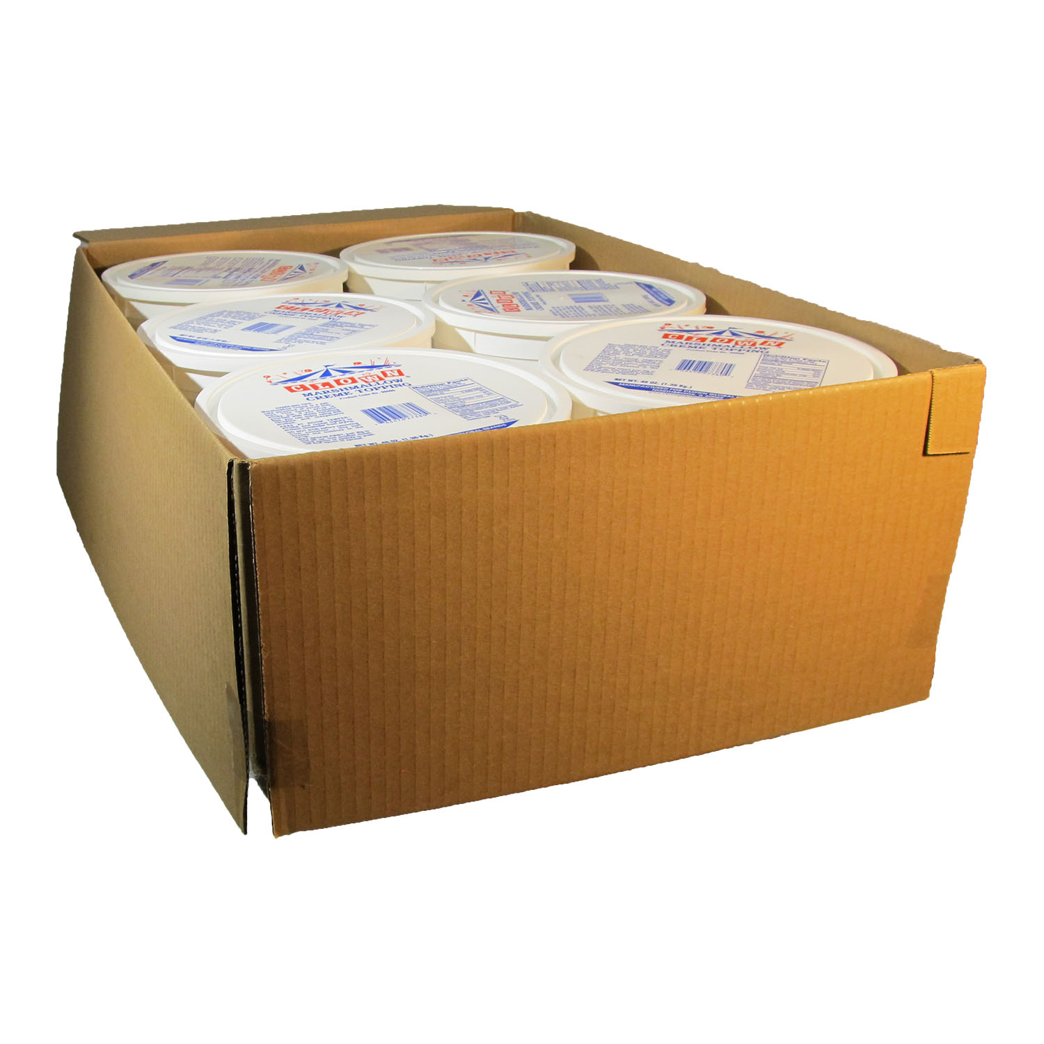 Clown Global Brands Marshmallow Cream Topping 6 Case 1 Gallon