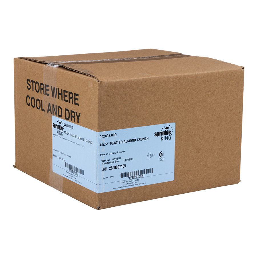 Sprinkle King Crunchy Toasted Almond, 5.5 Pound -- 4 Per Case