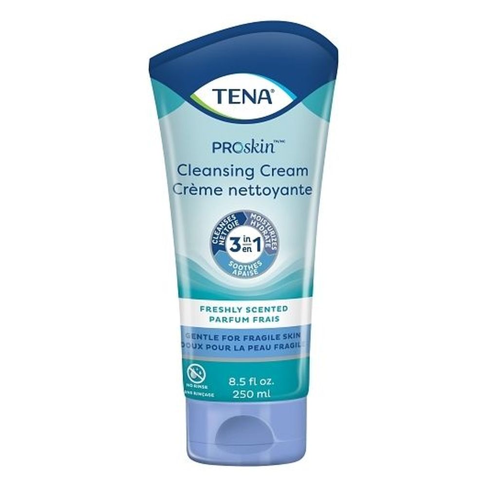 Tena No Rinse Cleansing Cream, 250 Ml -- 6 Per Case