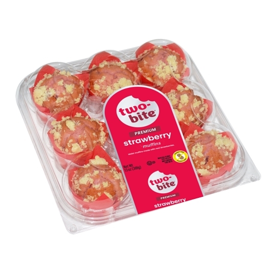 Two Bite Strawberry Streusel Muffin, 13 Ounce -- 8 per case