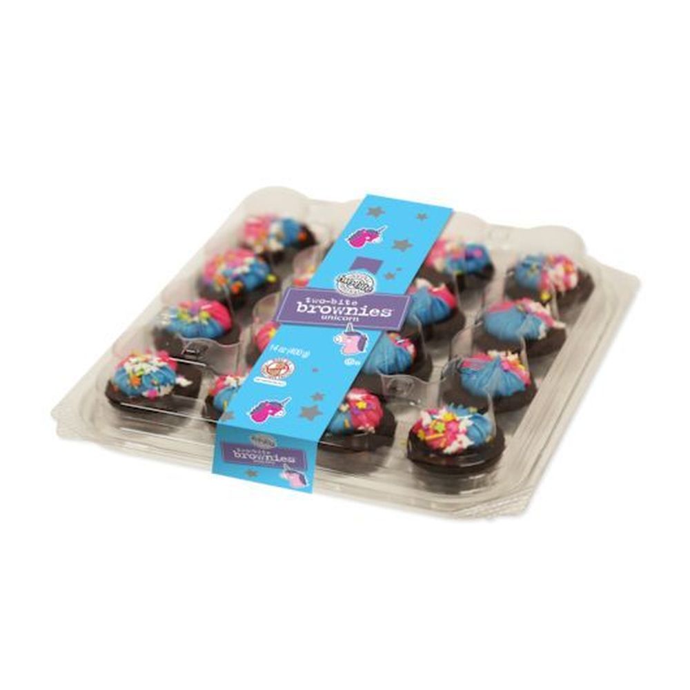 Two-bite Unicorn Brownies, 14 Ounce -- 12 per case