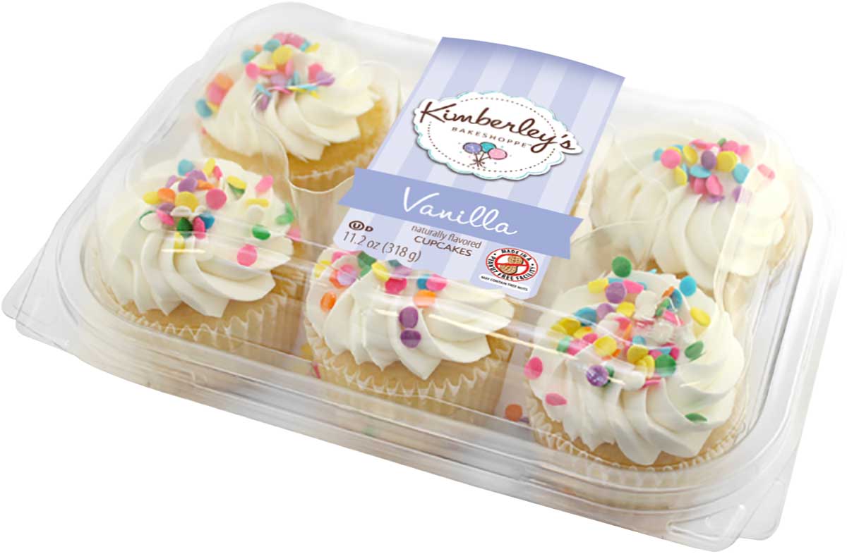 Kimberley's Bakeshoppe Celebration Vanilla Cupcake, 11.2 Ounce -- 12 Per Case