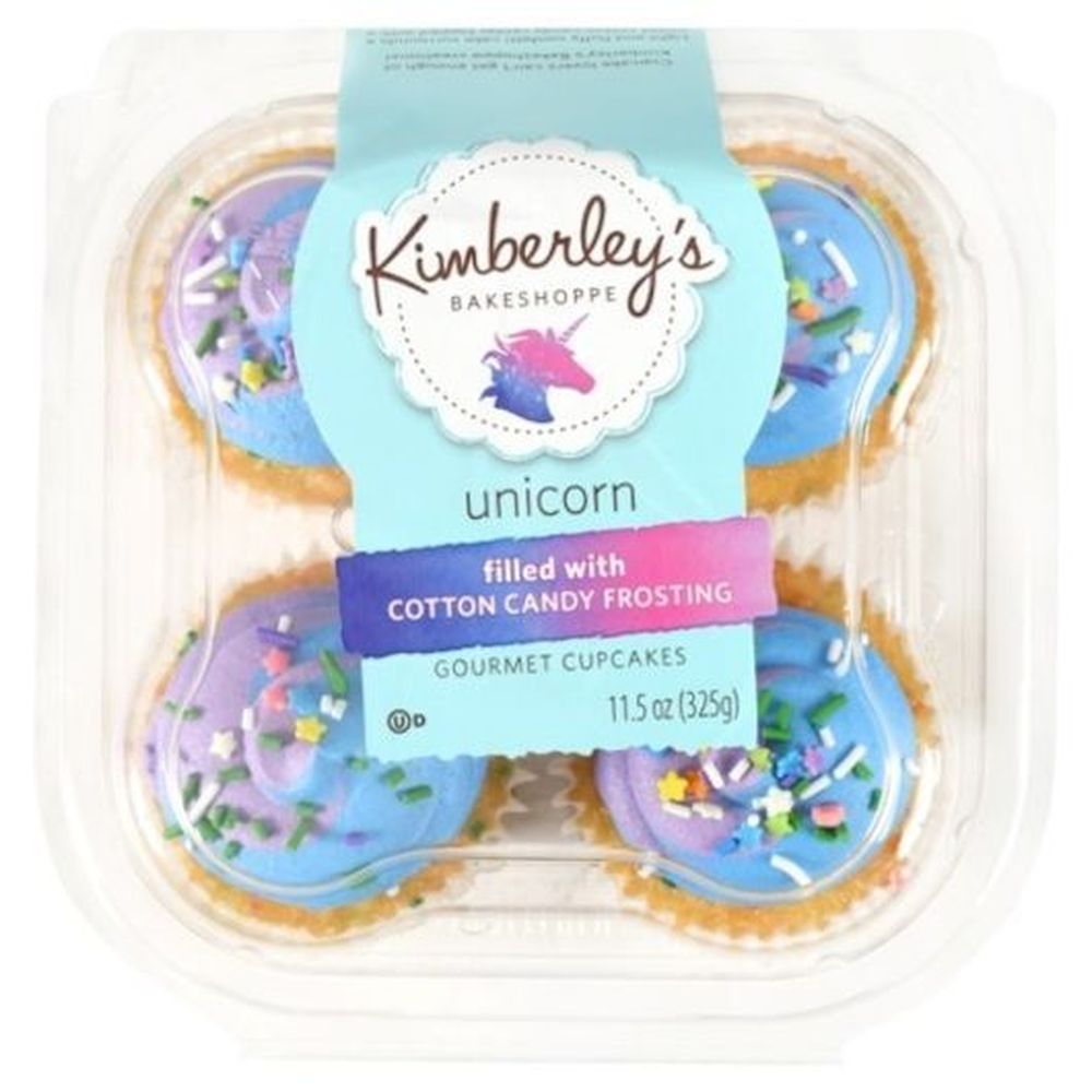 Kimberley's Bakeshoppe Unicorn Filled Gourmet Cupcake, 11.5 Ounce -- 12 Per Case