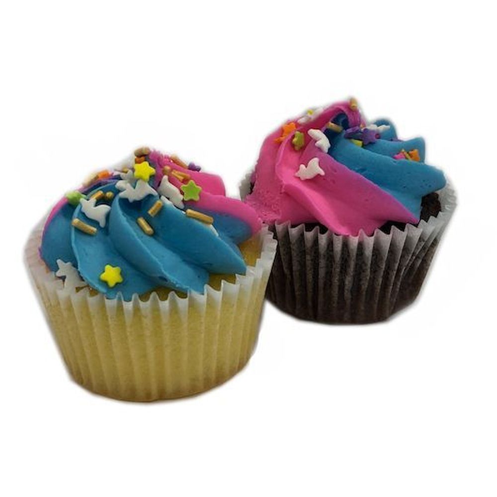 Kimberley's Bakeshoppe Unicorn Vanilla And Chocolate Cupcakes, 22 Ounce -- 8 Per Case