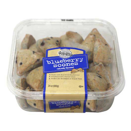 Two-bite Blueberry Scones, 24 Ounce -- 6 Per Case