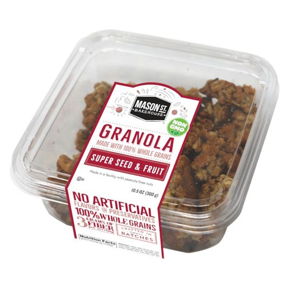 Mason St. Bakehouse Fruit And Seeds Granola, 10.5 Ounce -- 24 Per Case