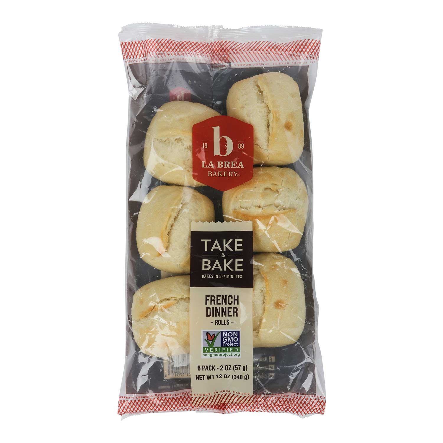 La Brea Bakery Take And Bake French Bread Roll, 2 Ounce -- 108 Per Case