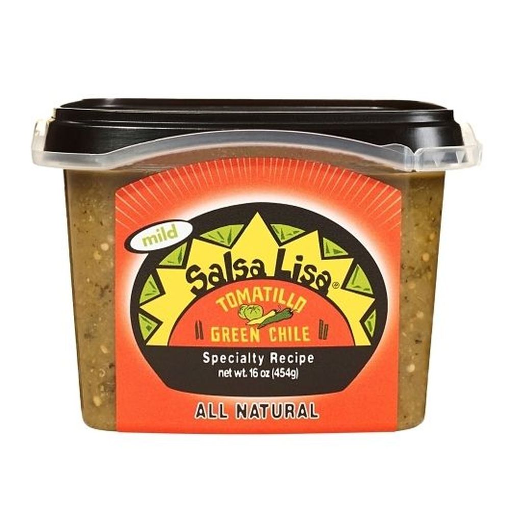 Salsa Lisa 16 Ounce Tomatillo Green Chile Mild Fresh Salsa, 6 count