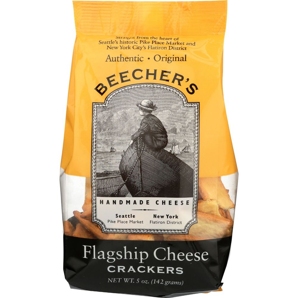 Beechers Original Handmade Flagship Cheese Crackers, 5 Ounce