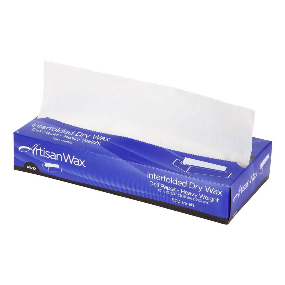 Bagcraft Artisanwax Aw12 White Interfolded Heavy Dry Wax Deli Paper, 12 X 10.75 Inch -- 6000 Per Case