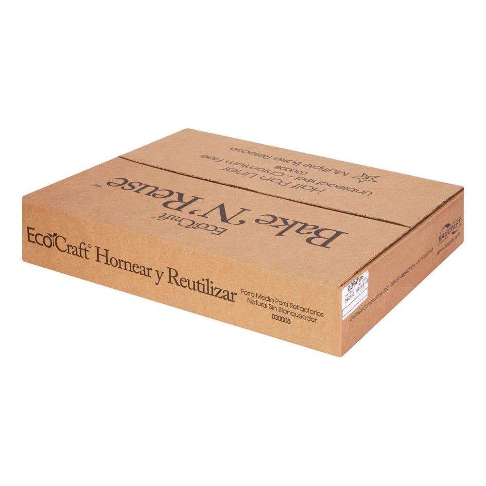 Bagcraft Ecocraft Bake N Reuse Half Pan Liner, 12.13 X 16.38 Inch -- 1000 Per Case