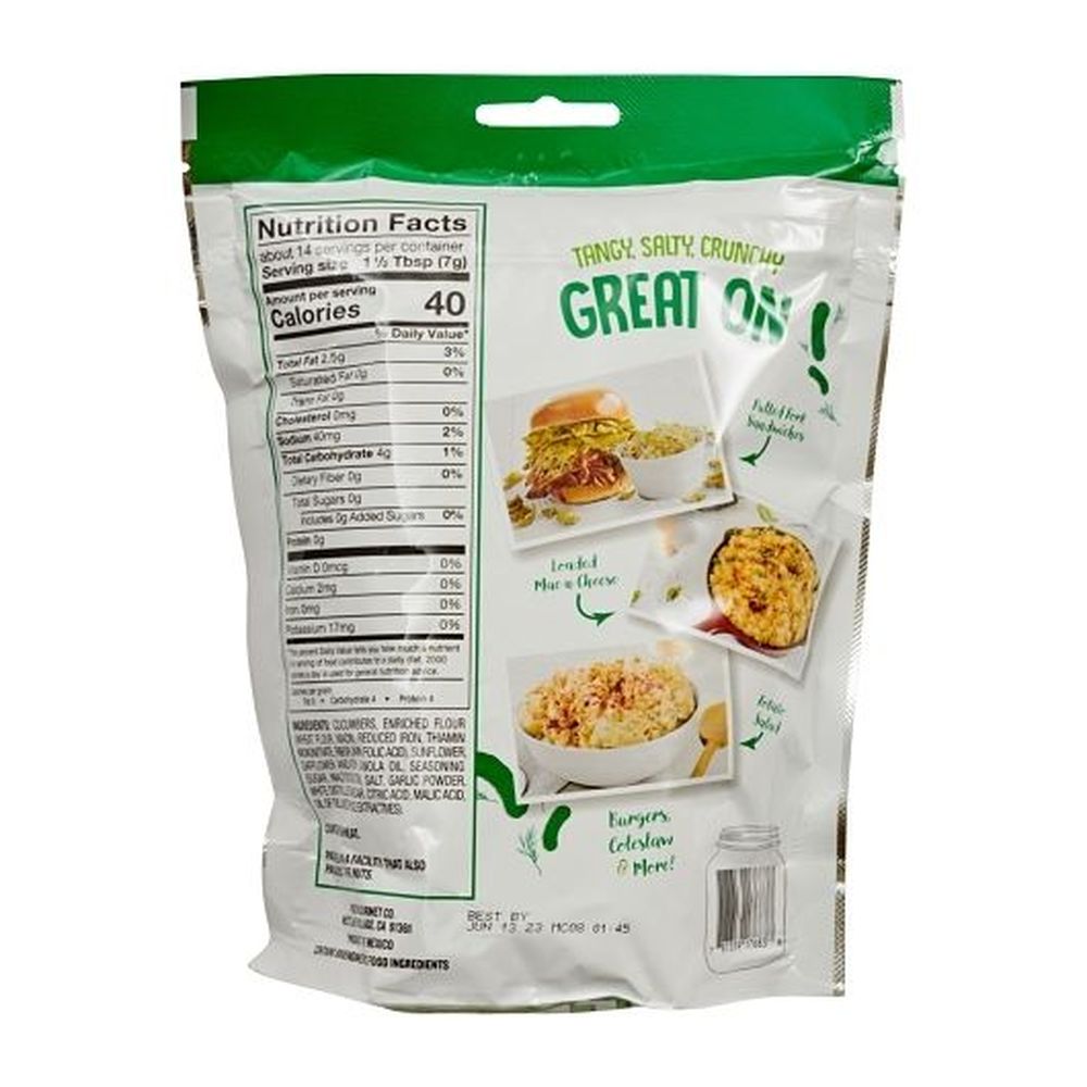 Fresh Gourmet Crispy Dilly Fried Cucumbers, 3.5 Ounce -- 12 Per Case