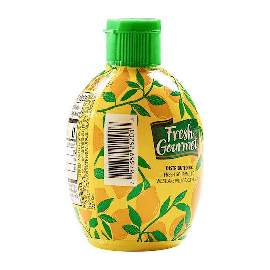 Fresh Gourmet Lemon Juice, 4.5 Ounce Squeeze Bottle -- 24