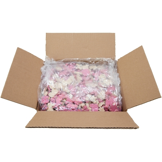 Hayden Valley Foods Pink And White Yogurt Covered Animal Crackers, 9 Pound