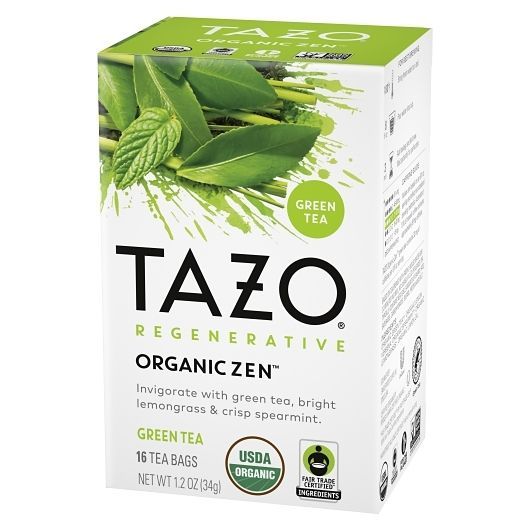 Tazo Organic Zen Green Tea Bag, 16 Count -- 6 Per Case
