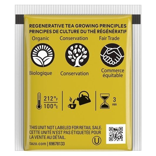 Tazo Organic Green Ginger Tea Bag, 16 count -- 6 per case