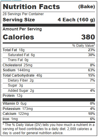Olm Food Cheeseburger Bites, 1.4 Ounce -- 113 Per Case