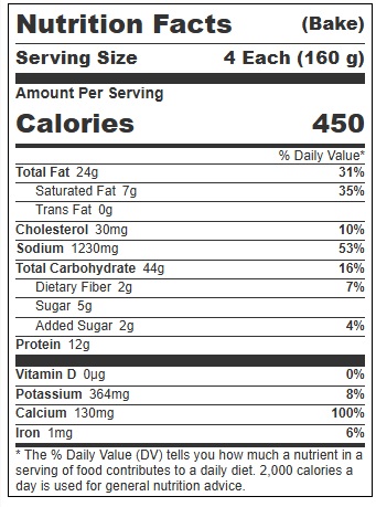 Olm Food Pepperoni Pizza Bites, 1.4 Ounce -- 113 Per Case