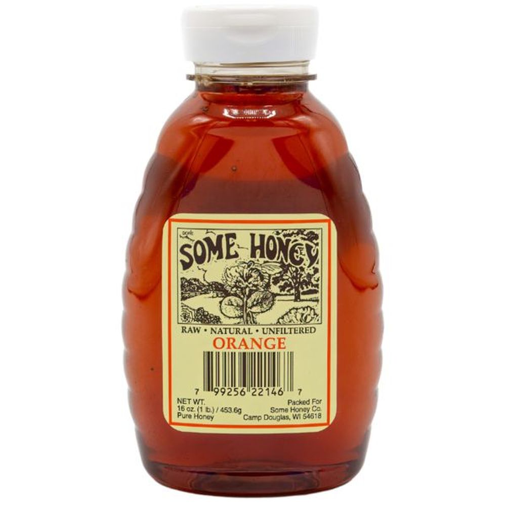 Some Honey Orange Blossom Honey, 16 Ounce -- 12 Per Case