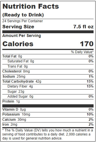 Sunsweet Grower Prune Juice, 180 Fluid Ounce