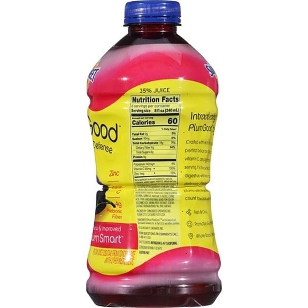 Sunsweet Plumgood Plum Juice, 48 Fluid Ounce -- 6 Per Case