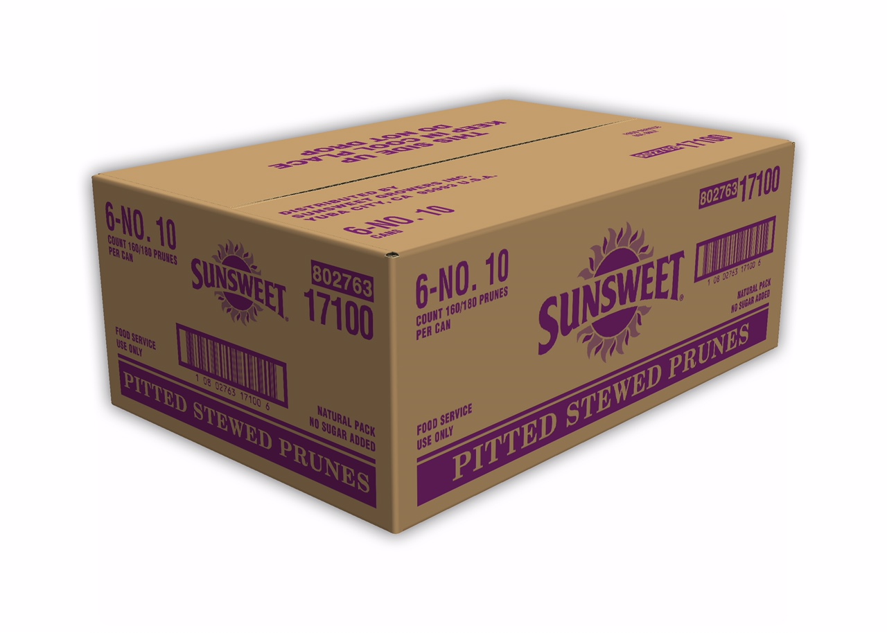 Sunsweet Grower Pitted Prune In Water, 10 Pound -- 6 Per Case