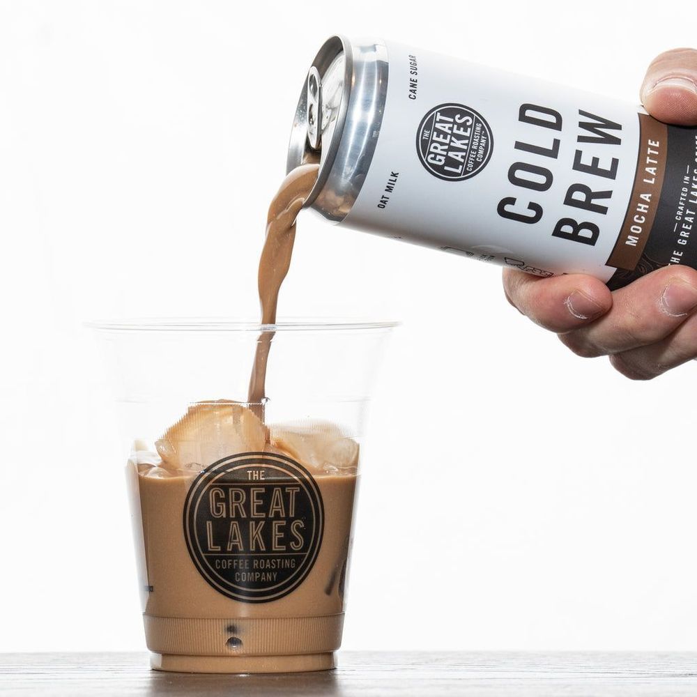 The Great Lakes Mocha Latte Cold Brew Coffee, 11 Fluid Ounce -- 12 Per Case
