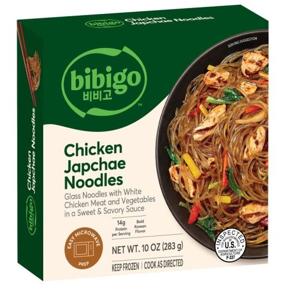 Bibigo Chicken Japchae Noodles With Vegetables, 10 Ounce -- 8 Per Case