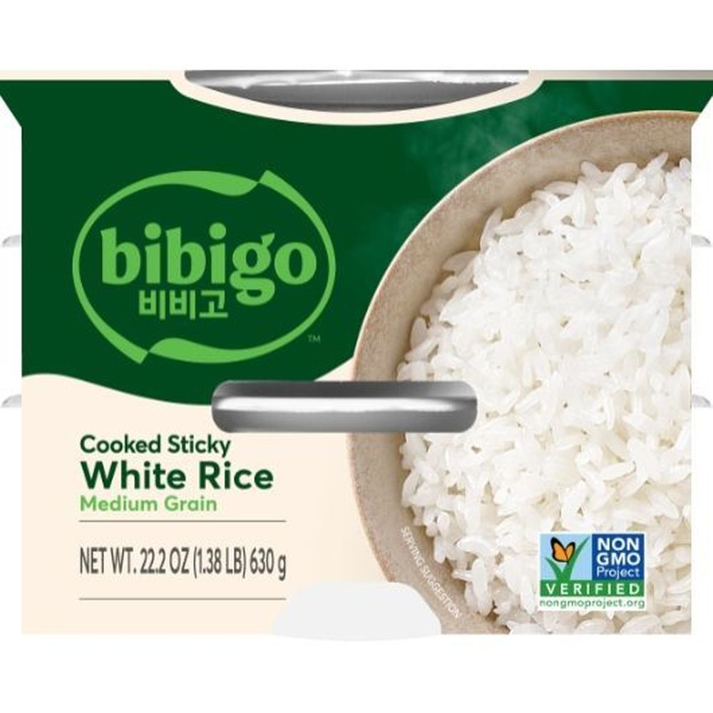 Bibigo Cooked Sticky White Rice, 22.2 Ounce -- 6 Per Case