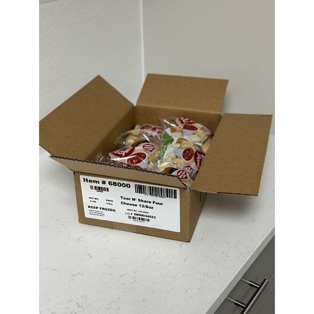 Depalo Foods Tear N Share Four Cheese Pizza Ring, 8.5 Ounce -- 12 Per Case