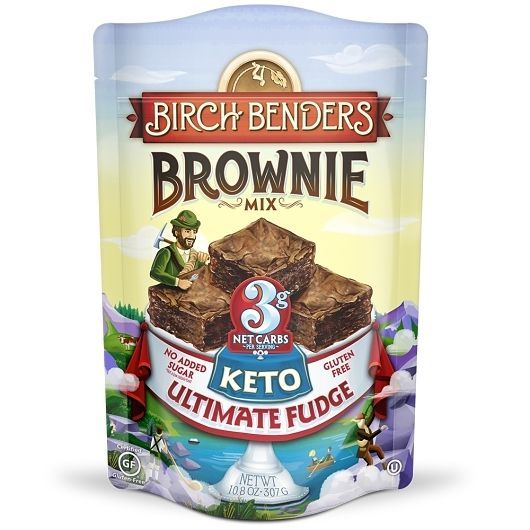 Birch Benders Keto Ultimate Fudge Brownie Mix, 10.8 Ounce -- 6 Per Case