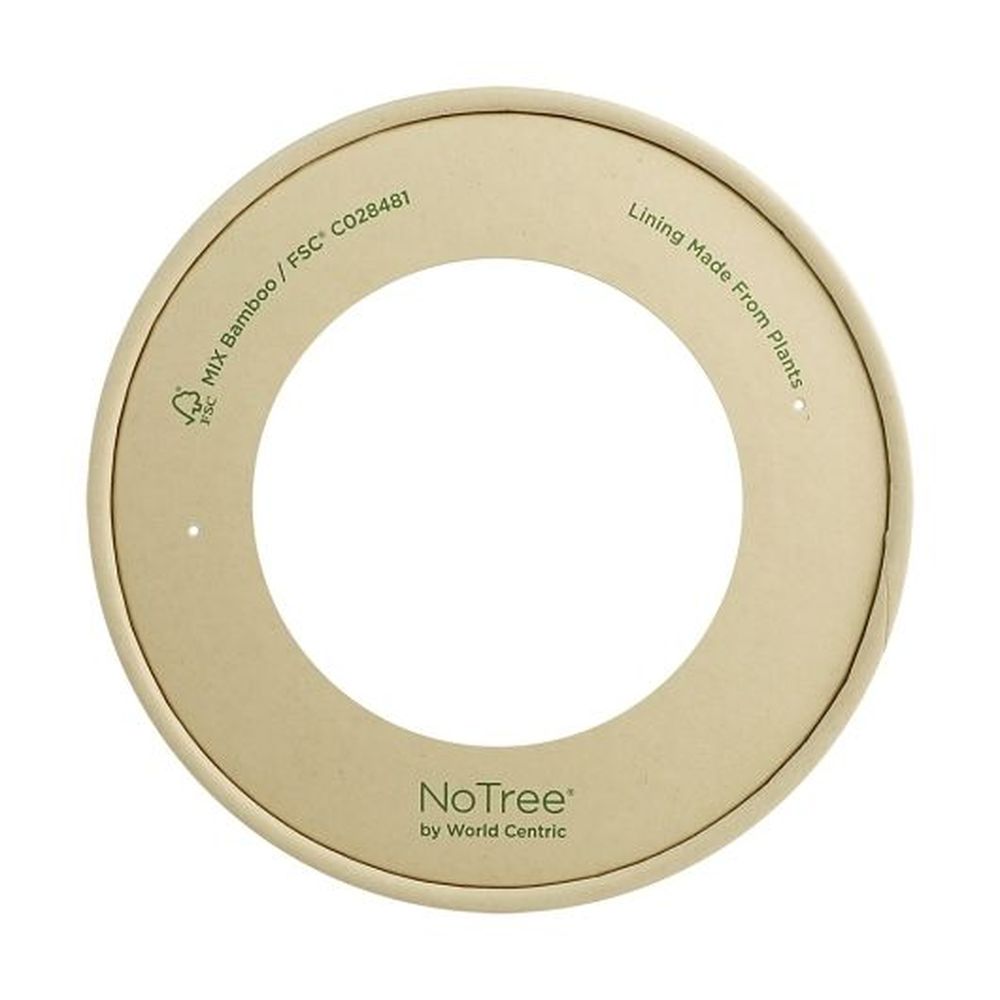 World Centric Window Lid for 24-32 Ounce Plant Fiber Compostable Wide ...
