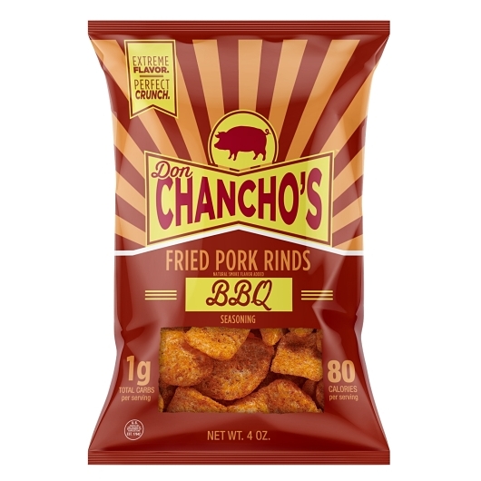 Bacon Curls Bbq Pork Rinds, 4 Ounce -- 6 Per Case