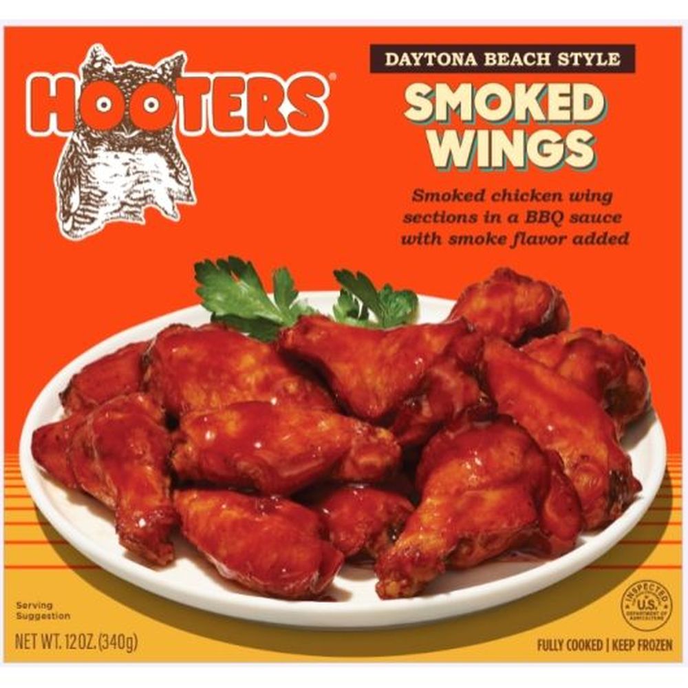 Hooters Daytona Beach Style Smoked Chicken Wings, 12 Ounce 8 per case