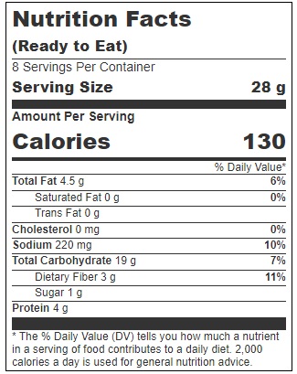 Hippeas Non-gmo Vegan White Cheddar Chickpea Puffs, 8 Ounce -- 6 Per Case